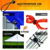 Xpose Safety Bungee Ball Cords 6" 100 Pack Heavy Duty