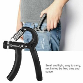 AIMALL Adjustable Resistance Hand Grip Strengthener: Forearm Exerciser and Gripper Trainer for 5-60Kg Tension, Ideal for Fitness, Rehabilitation, Athletes, Musicians