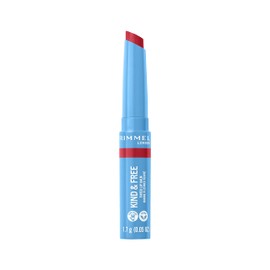 Rimmel London - Kind & Free Tinted Lip Balm, Hydrating, Lightweight, Vegan Formula - Turbo Red - 005