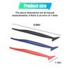 ZIMISI 3PCS Car Micro Squeegee Curves Slot Tint Tool Set,