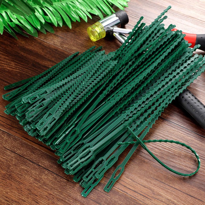 WILLBOND 200 Pieces Adjustable Plant Ties Flexible Garden Plant Ties,