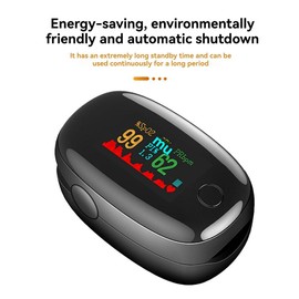 Peakloong Pulse Monitor Blood Oxygen Saturation Detector Mini Reusable Finger Clip Mountaineering Skiing Cycling Enthusiasts
