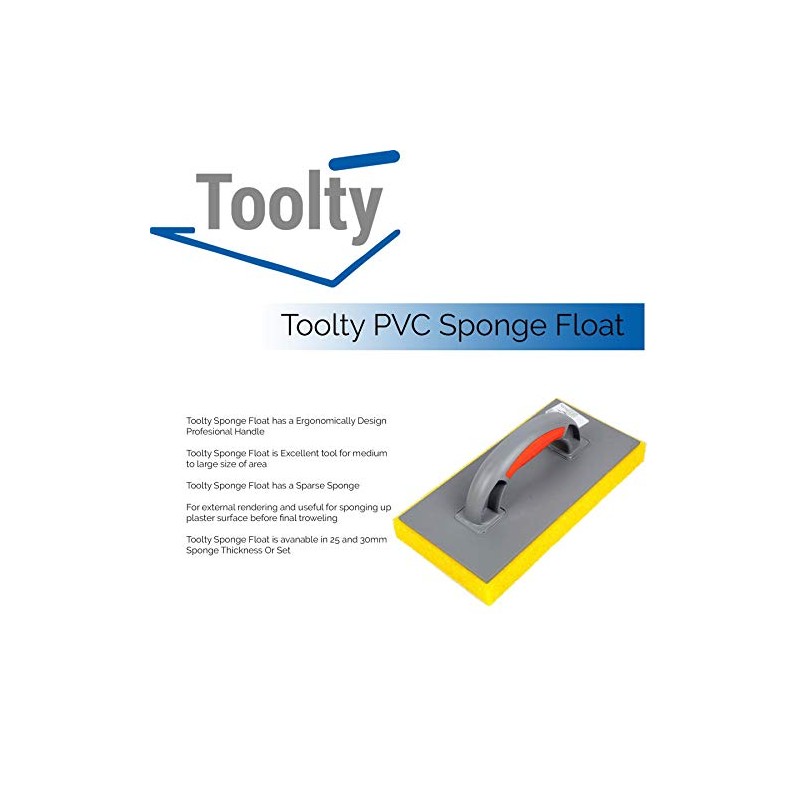 Toolty PVC Sponge Float - 280 x 140mm - Sparse