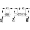 cyclingcolors 10x Furniture Connectors Metal Guide Pin Connecting Pins for