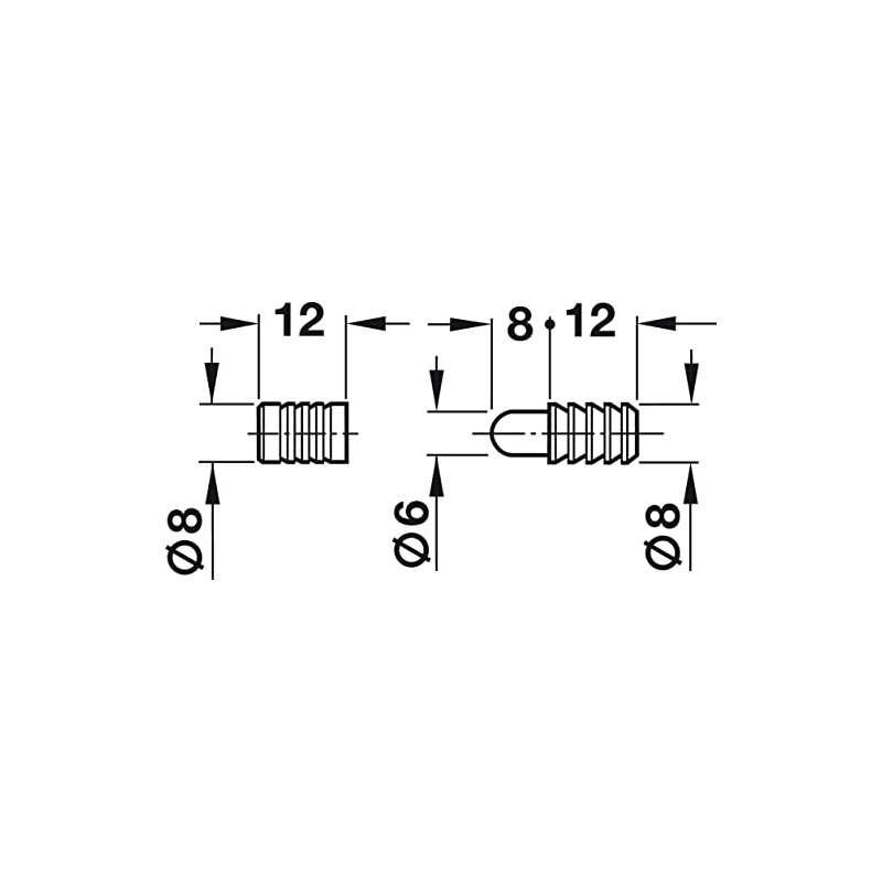 cyclingcolors 10x Furniture Connectors Metal Guide Pin Connecting Pins for