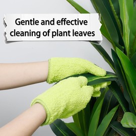 3 Pairs Microfiber Dusting Gloves,Washable Dusting Cleaning Gloves,Microfiber Gloves for Plant Dusting,Dusting Gloves for House Cleaning Cars Blinds Furniture Home,Dusting Mitt (Grey,Pink,Green)