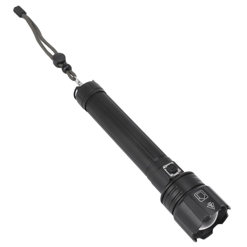 10000LM LED Flashlight USB Rechargeable Portable Adjustable Brightness Waterproof Zoom