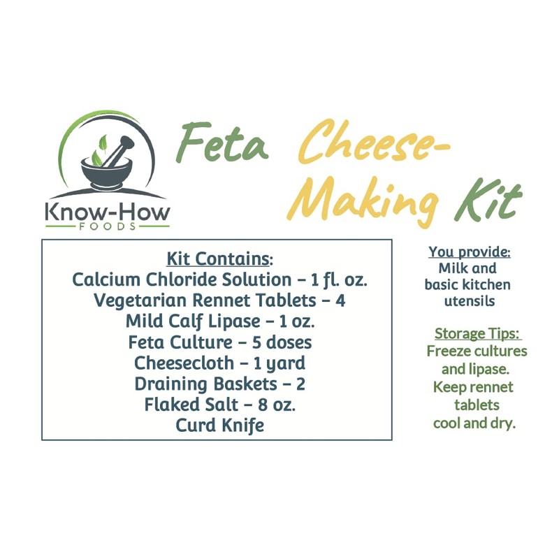 Feta Cheesemaking Kit
