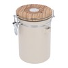 Coffee Canister 1.8L Stainless Steel Airtight Coffee Bean Storage Container