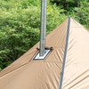 Stove Jack Kit for Tent Highly Flame-Retardant DIY Stove Jack