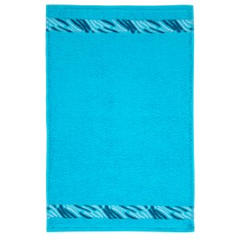 frottana Shadow Guest Towel 30 x 50 cm 100% Cotton Turquoise