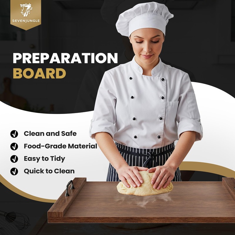 Sevenjungle Noodle Board Stove Cover, 29.5" x 22" Wood Stove