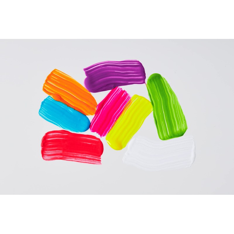 Moon Glow Neon UV Hair Colour Streaks | White |