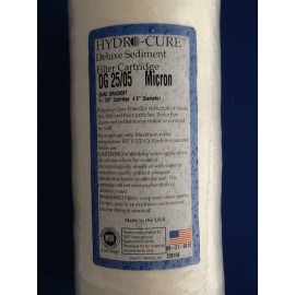 HYDRO CURE DELUXE DG 25/05 BIG BLUE 10"x4.5" SEDIMENT FILTER - 4 FILTERS