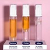 Kzvsiy 5 Pcs 10 ml Airless Pump Bottles, Refillable Clear