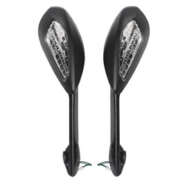 HAONEL Side Rearview Mirror with Turn Signal Light Compatible with Ducati 899 1199 Panigale R/S