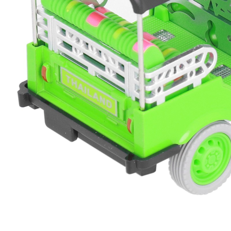 Pull Back Thai Tricycle Simulation Alloy Tuk Tuk Car Model