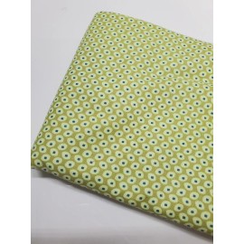 Amy Butler Fabric Seeds Polka Dot Green Belle Sew Quilt OOP Cotton FAT QUARTER
