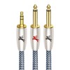Impeto 3.5 mm Jack to 2 x 6.3 mm Jack