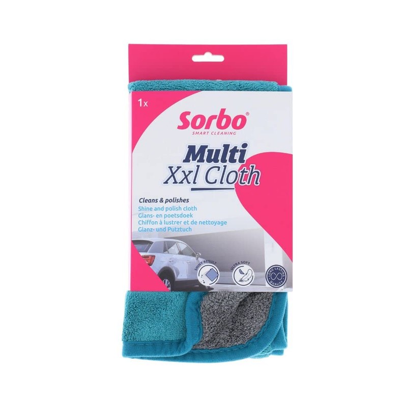 Sorbo Extra Large Microfibre Cleaning Cloth, Ultra Soft, Shiny and