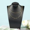 YOUBEIYEE 5 Meters Light Gold Paperclip Jewelry Chain for Jewelry