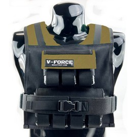 35 lb. V-Force Weighted Vest (Tan)