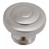 LIBERTY Geary Round Ring Cabinet Knob Pull Satin Nickel P29526-SN-C