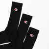 Champion CMSCY002/CMSCH002 Men's High Socks, Plain Socks, 3-Pair Set, Half