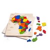 EKOPLAY’s Africa MAP Wooden Puzzle for Kids, 31 Piece Jigsaw