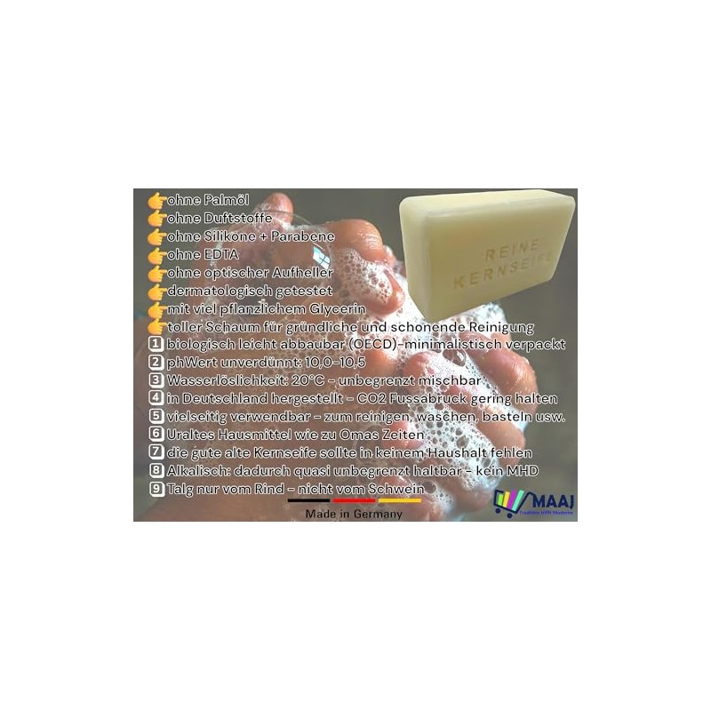 Wasserrose® 10 x 100 g = 1 kg Pure Soap