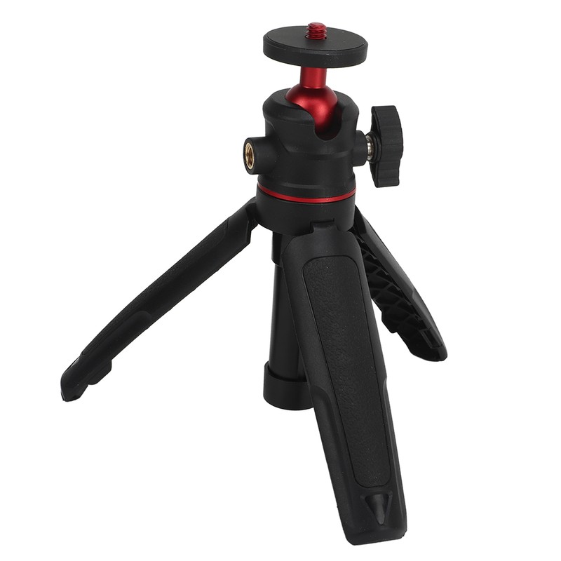Desktop Camera Tripod with Non Slip Silicone Pad Multifunctional 1/4in