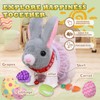 NOLAKMI Easter Bunny Stuffed Animal, Ideal Easter Gifts for Kids