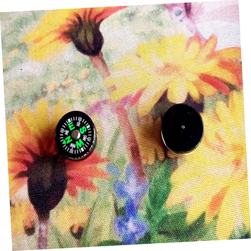 Mipcase Button Compass Liquid-Filled Navigation Tool for Outdoor Adventures Lightweight