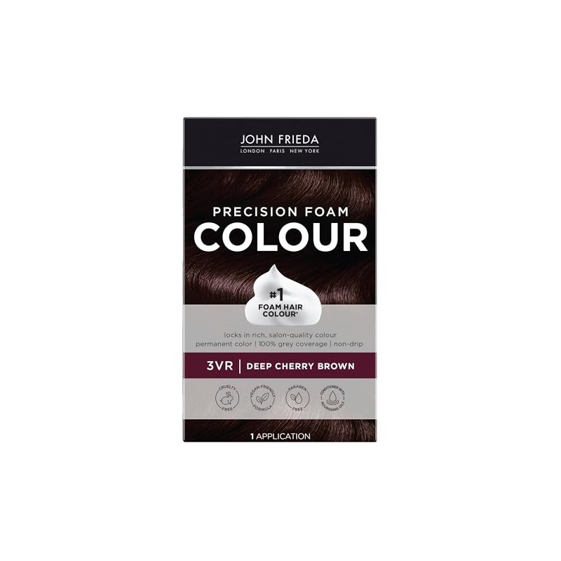John Frieda Precision Foam Colour, Deep Cherry Brown 3VR