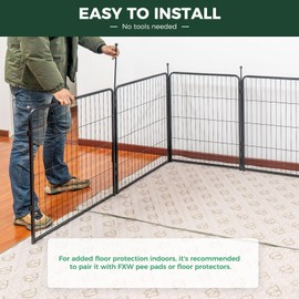 FXW FXW Rollick Dog Playpen for Indoor, Yard, RV CampingPatented, 32 inch 8 Panels for Small and Medium Dogs