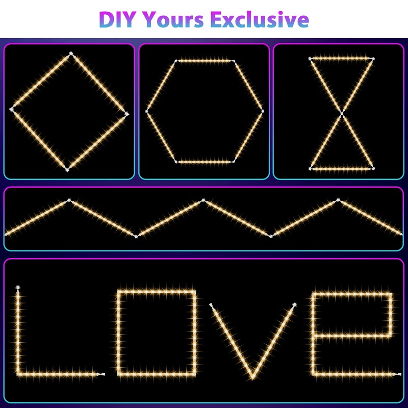 Dream Colour LED Display Cabinet Lighting 3 Metres, 6 Pieces