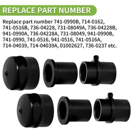 941-0990B Front Wheel Bearing Rebuild Kit Compatible with Cub Cad et MTD Craftsman Troy-Bilt Lawn Mower Tractor, Replace 741-0990B, 714-0162, 741-0516B, 736-04228, 731-08049A, 736-04228B (12 Pcs)