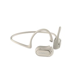 Livall LTS21 Pro - Open-Ear Headphones - Air Conduction Detachable Wireless Sport Earphones for Workouts and Running Built-in Mic for Music, Phone Call, Lightweight Safer and Comfort (Space White)