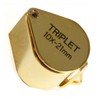 ToolUSA 10x Golden Triplet Jeweler's Loupe: MG-12110