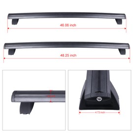 150LBS Only Fits with OEM Roof Rails Roof Rack Cross Bars Compatible with 2011-2021 for Jeep for Grand Cherokee