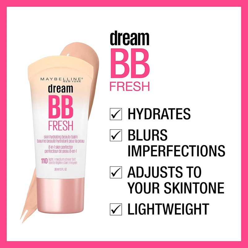 Maybelline Dream Fresh Skin Hydrating BB Cream, 1 fl oz