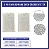 2 Pcs Microwave Grease Filter Replacement Fit for GE JVM6175EK5ES,