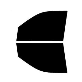 PreCut Front Door Window Tint Kit Compatible with Dodge Ram 1500 Pick-Up 2009-2018 4 Door CrewCab, 35% VLT