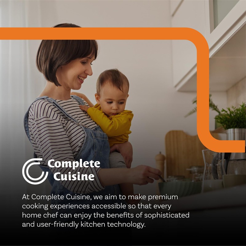 Complete Cuisine 4 Liter Electric Deep Fryer with 3 Fryer