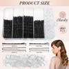 Set di 460 forcine e elastici per capelli, 220 spilli
