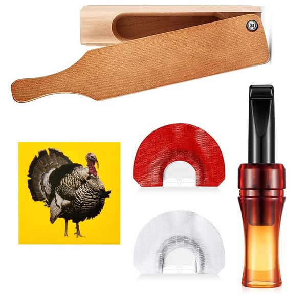 4 Pcs Hunting Turkey Locator Call Turkey Hunting Reed Realistic