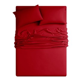 Beach Stone Double Fitted Sheet 100% Cotton 200 TC, Breathable Extra Deep Fitted Sheets Double Bed, Hotel Quality 25 Cm Fitted Bed Sheets Double