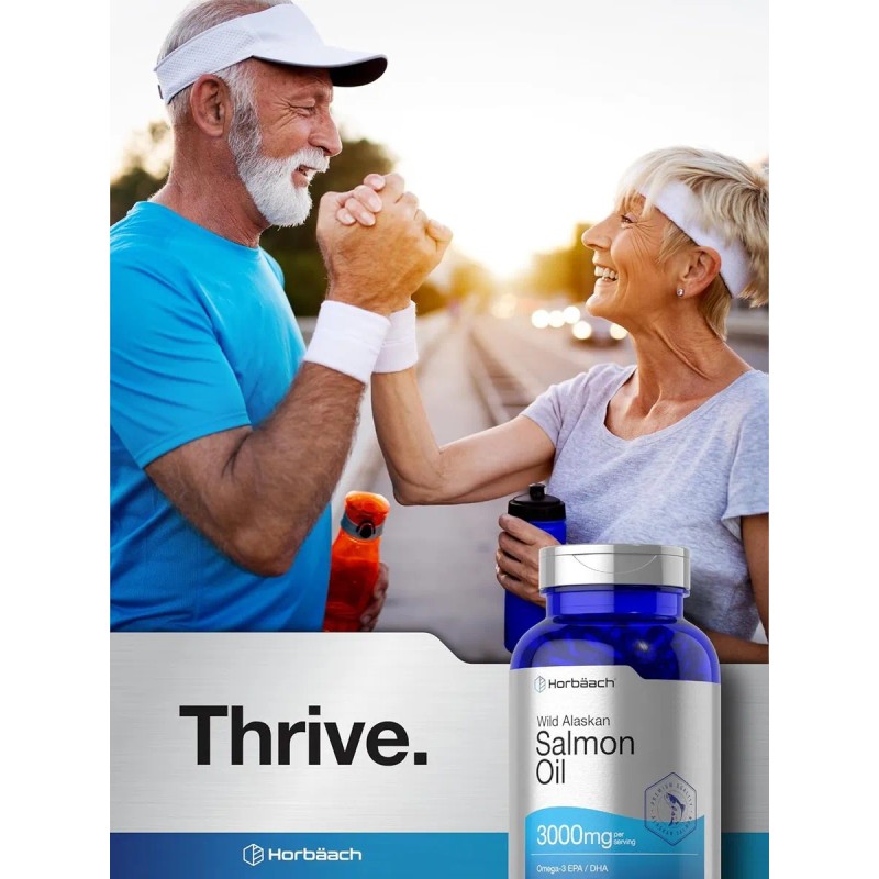 Horbaach Aceite Salmon Omega 3 Sistema Inmunologico 180 Cap Sabor