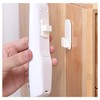 Excelity Set of 4 Remote Controller Plastic Wall Hook Holder