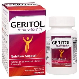 Geritol Multivitamin Nutritional Support - 100 Tablets